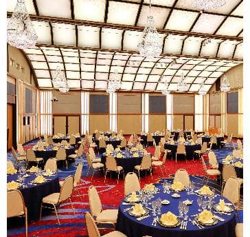 【高千穂】
・丸テーブル　180名
・ビュッフェ　300名

※会場分割利用可能