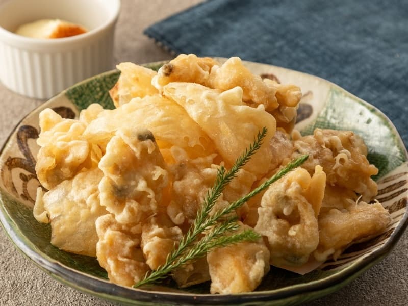 あさりと玉ねぎの唐揚げ