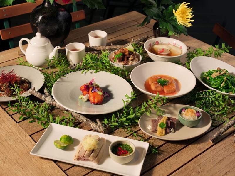 【ランチ限定】プレミアムテイスティングコース(和牛赤身肉の台湾スパイス炒めなど)