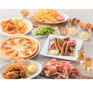 【貸切プラン】2時間飲み放題&オプション付<エクストラコース>4950円⇒4500円(税込)