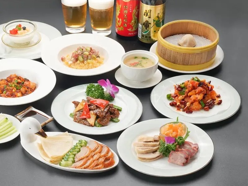 【2時間飲み放題付き】フカヒレ姿煮や大海老のマヨネーズ和えなど全9品!『竹コース』