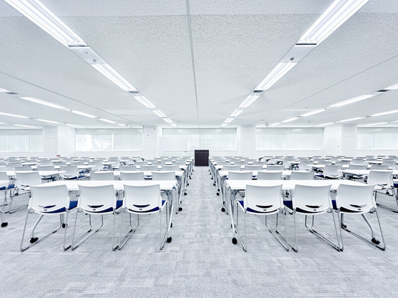 おすすめ用途:セミナー、イベント会場、展示会、学会、懇親会、社員研修、試験会場 等