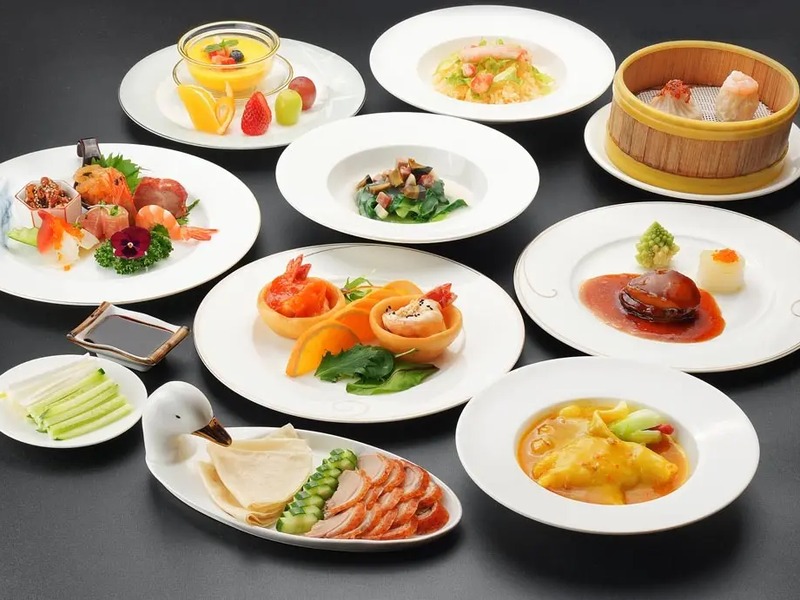 【2時間飲み放題付き】鮑のオイスターソース煮や手作り中華蒸し点心など全9品!『菊花コース』