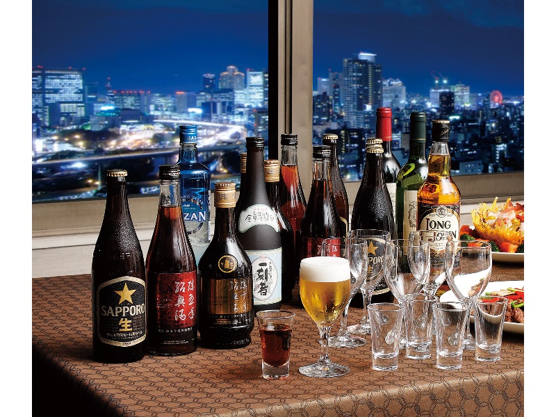 <フリードリンク>
瓶ビール・紹興酒・日本酒・焼酎・ウィスキー・ワイン・レモンサワー・ハイボール・アイスウーロン茶・オレンジジュース・コーラ・ジンジャエール