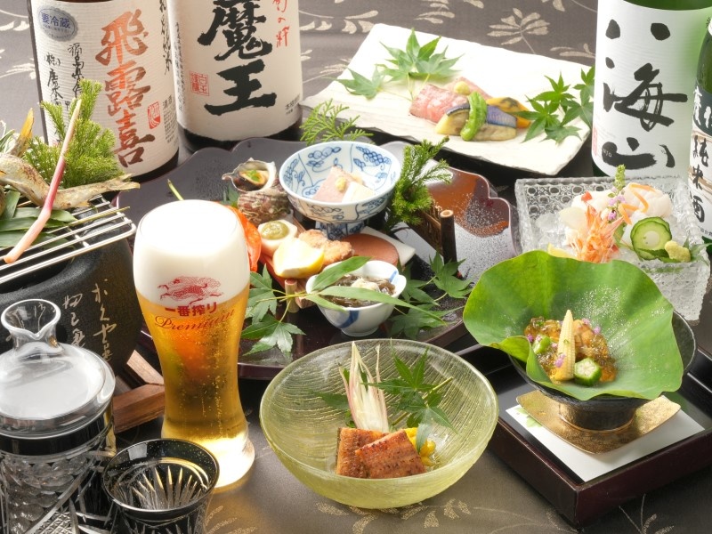 【料理長のこだわり×高級食材】星のなる木懐石+プレミアム飲み放題150分