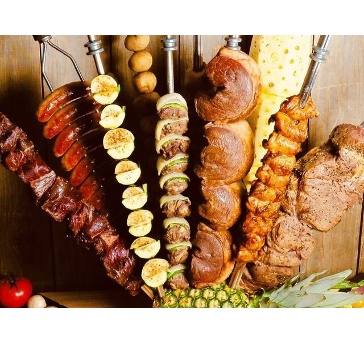 【シュラスコ食べ放題&飲み放題付き】20種のシュラスコ食べ放題+80種以上のアルコール飲み放題2時間
