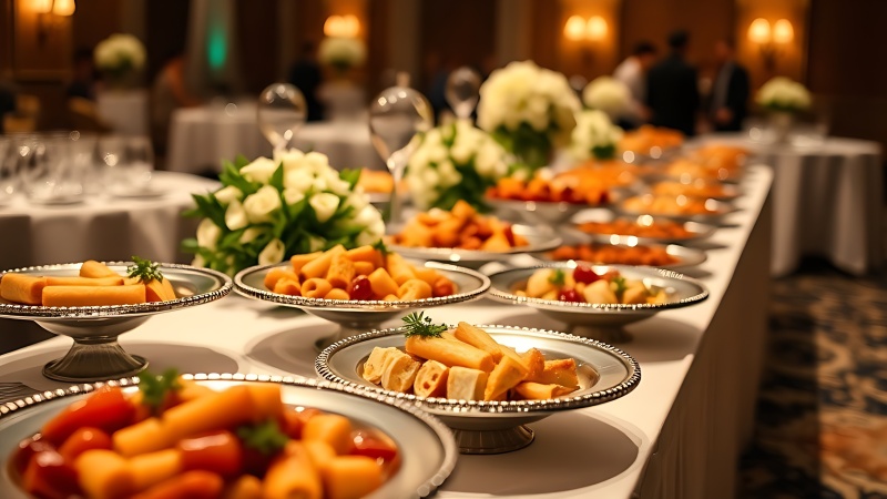 【乾杯酒・カラークロス付】少人数でも邸宅貸切りブッフェ料理プラン