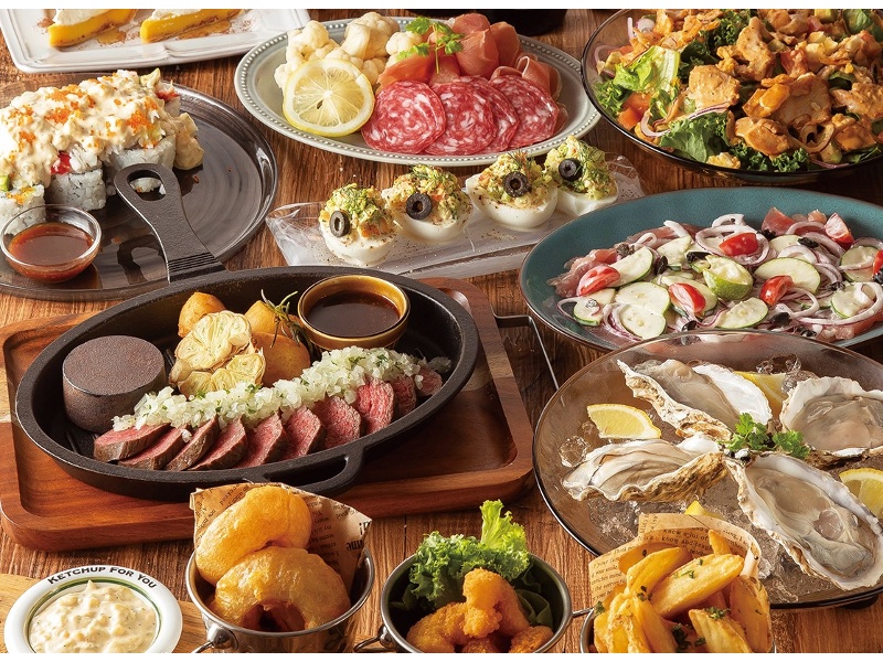 【PartyD DELUXEコース】(全9品)2時間飲み放題付 6930円⇒6300円(税込)