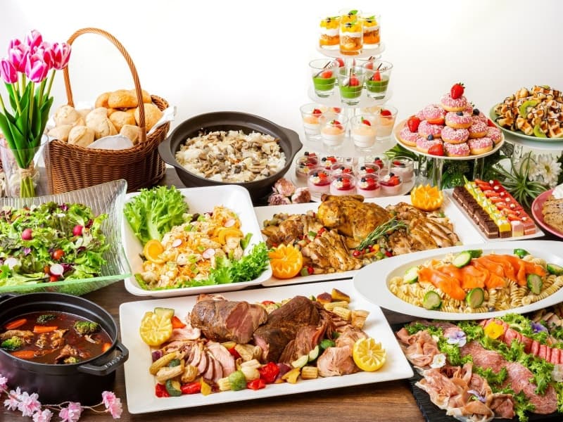 【貸切宴会】~スタンダードコース~ 料理8品ビュッフェ+選べる飲み放題+開催特典
