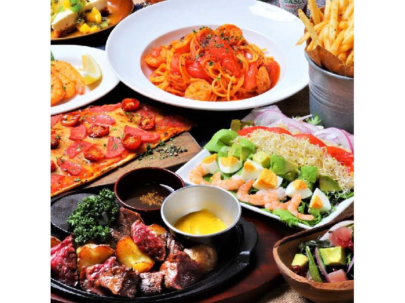 【宴会】ハワイを満喫!人気料理を集めた【アロハパーティーコース】