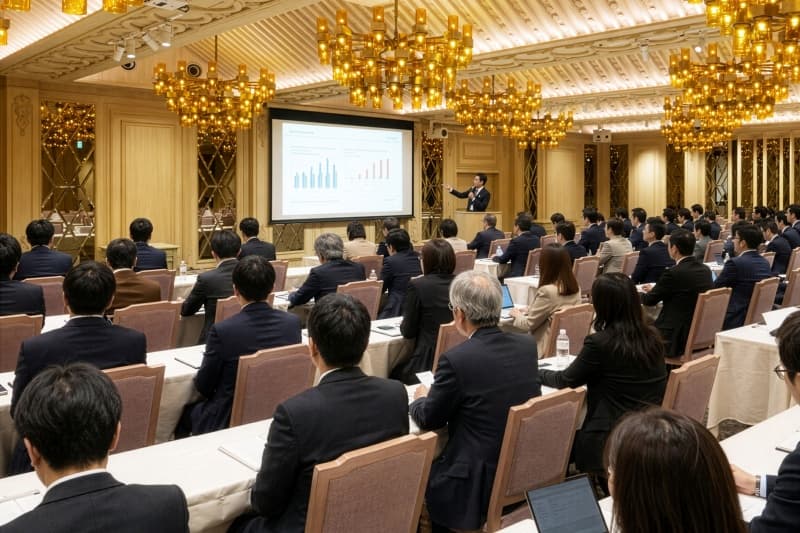 2F/バンヤンツリー 古名屋ホテルを代表する大宴会場です。豪華なシャンデリアが会場全体を格調高く照らします。叙勲・褒章、会社設立、周年記念日の祝賀会など大規模なご宴会に。パーテーションで仕切って分割でもご利用頂けます。
