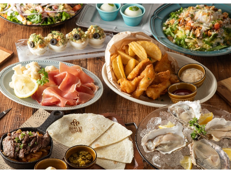 【PartyB STANDARD】(全8品)2時間飲み放題付 5280円⇒4800円(税込)
