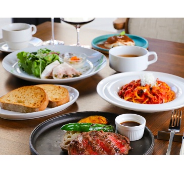 【贅沢な時間】選べるパスタ&ステーキで特別な時間を プレミアムランチコース9品¥4180から