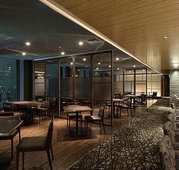 和風ダイニング&バーFUGA(風雅)25F
バーエリア 3分割した店内イメージ