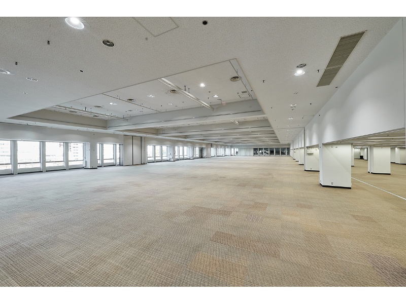 ■＜Ａ/Ｂ/Ｃホール＞ 大阪市内でも圧倒的広さ！3ホール最大2877㎡の展示ホール