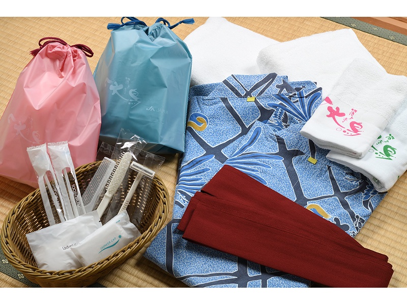 各種アメニティ（浴衣・フェイスタオル・バスタオルなど）