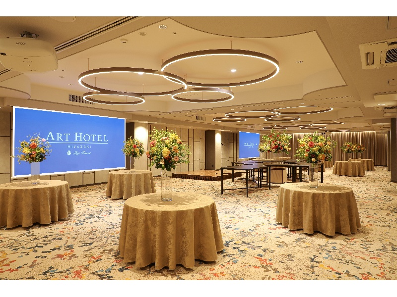 3階「日向」338㎡(3分割可)立食宴会