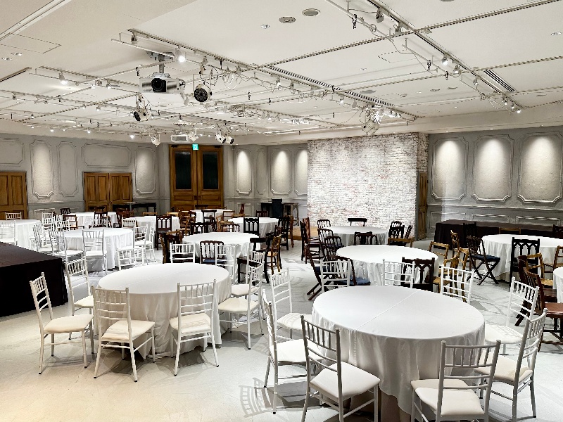 【1F BANQUET】
246㎡
天井高3.5ｍ