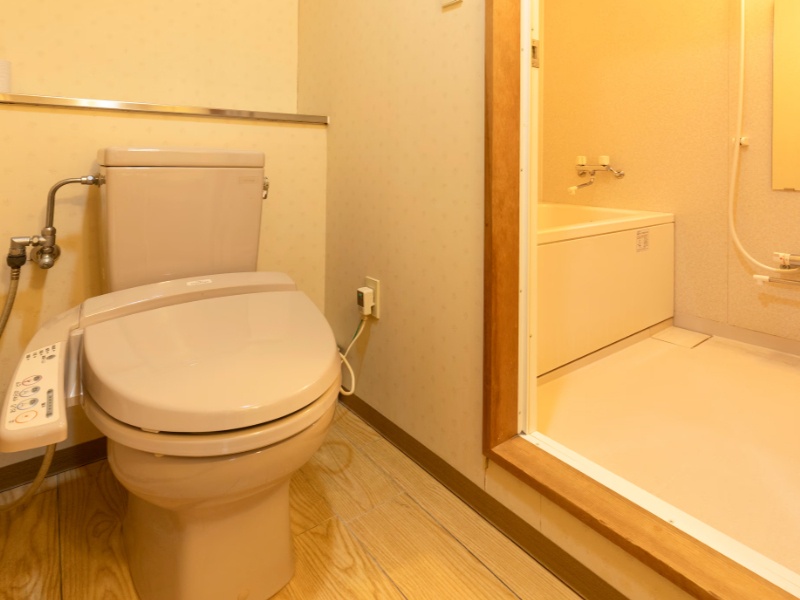和室は全室バス・トイレ付きで、快適にお過ごしいただけます。