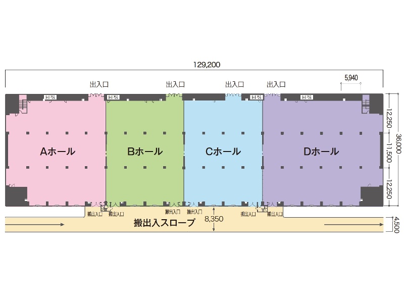 第一展示場レイアウト図