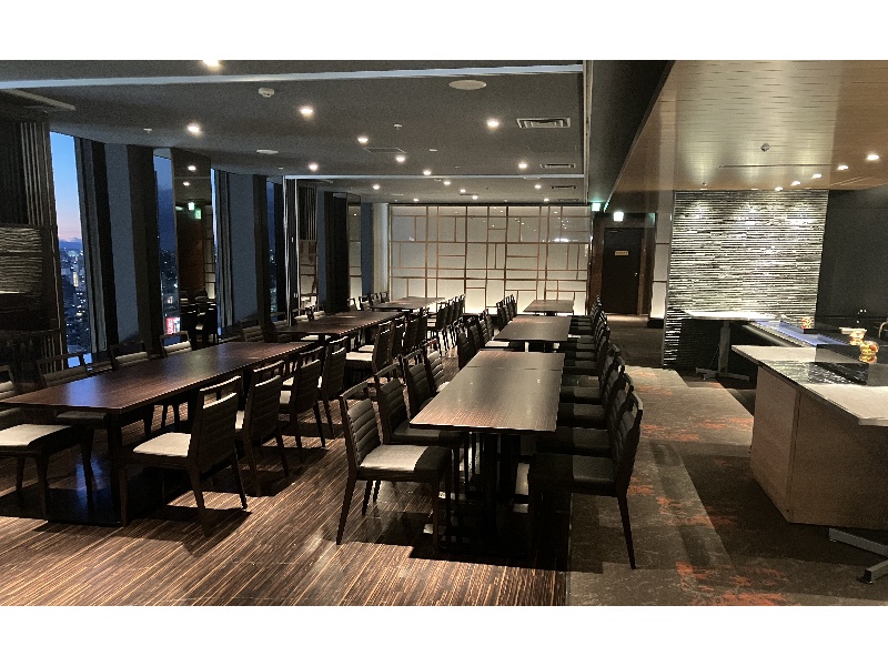 和風ダイニング＆バーFUGA（風雅）25F　
バーエリア　会食形式
40名さま着席形式イメージ