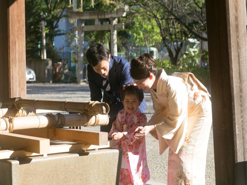 『若宮の杜 迎賓館』の七五三詣