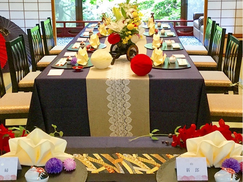 【個室食事処】葵：お座敷、イステーブルとどちらにも対応可能な会場です。