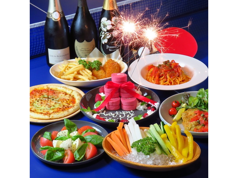 6品＋飲み放題Bプラン｜平日終日・週末祝日昼も同料金