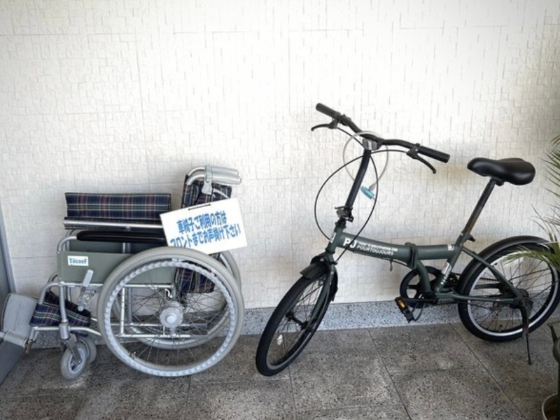 自転車、車椅子貸出用
