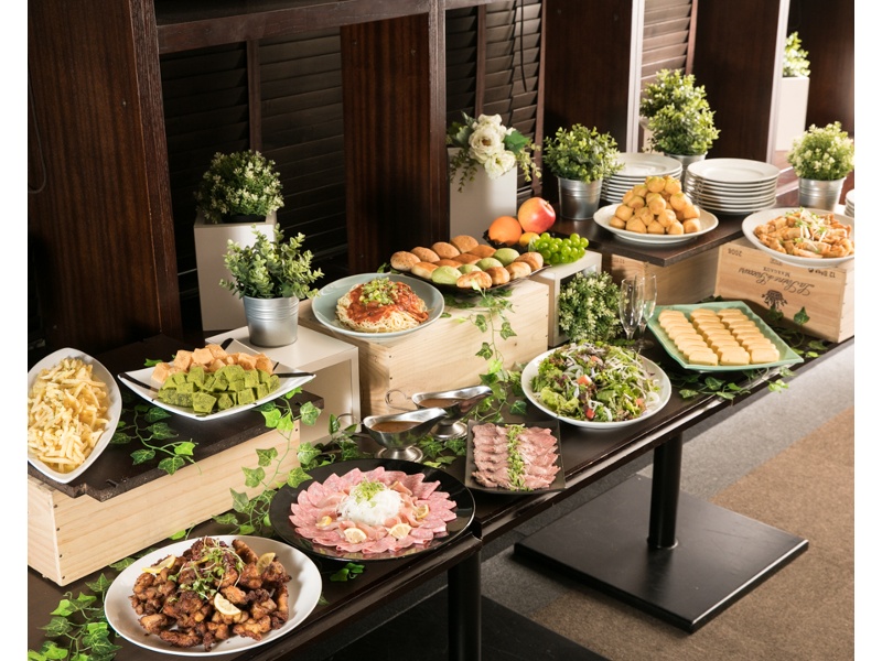 【4000円ビュッフェコース】税込・飲み放題2時間付き　交流会や催し物の多い会や動きの多い会におすすめ
