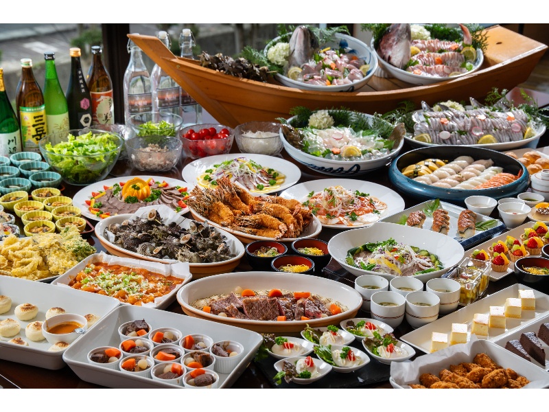 夕食バイキング