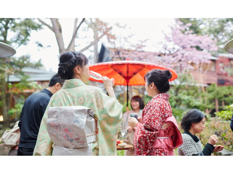 【日本庭園でのウェルカムパーティ付き】庭パーティプラン