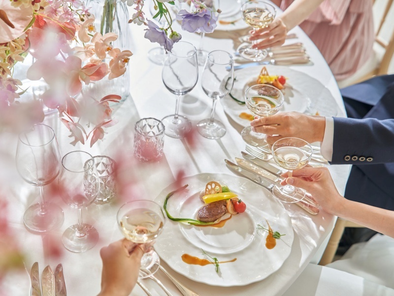 2F披露宴会場　光　灯火　「C'est la vie」