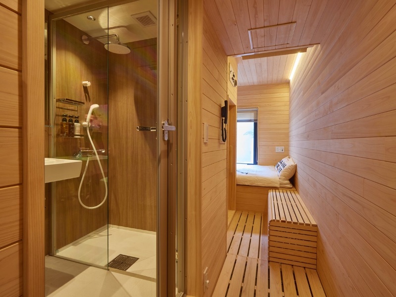 サウナ付きルーム