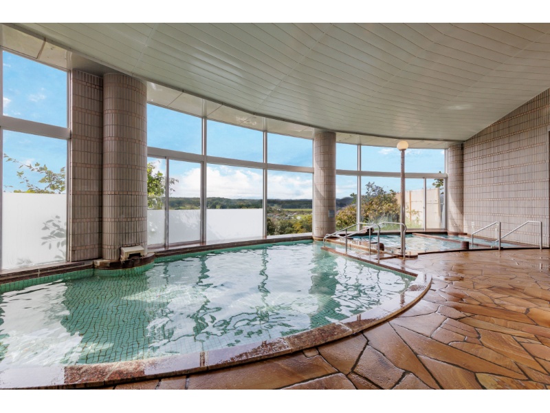 【大浴場】天然保湿成分「メタケイ酸」を豪富に含んだ美肌効果の高い「温まりの湯」