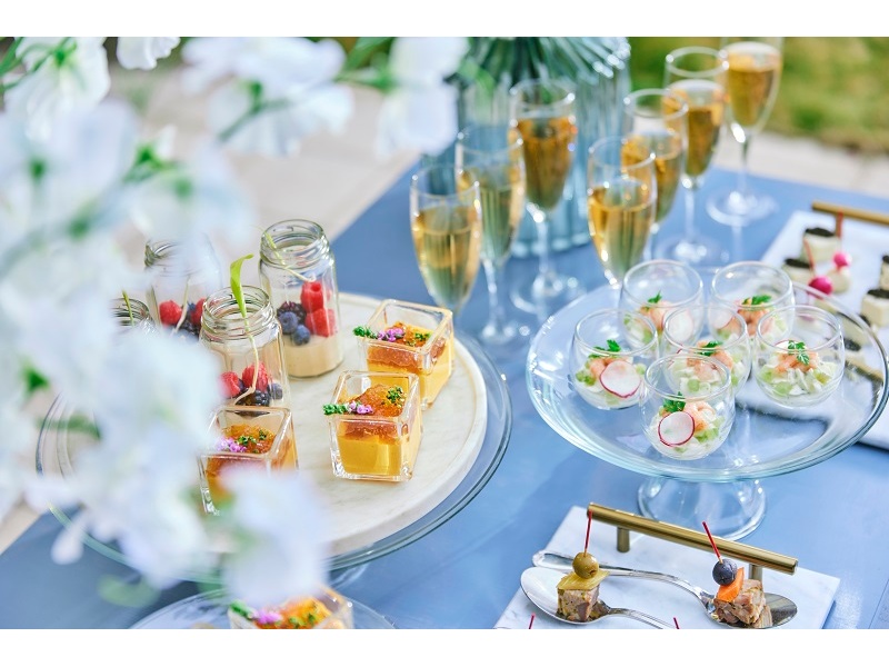 デザートビュッフェは人気演出