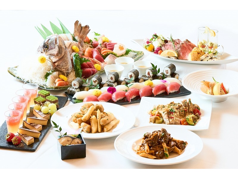 【直近3ヶ月以内土日祝日限定プラン】土日、祝日に利用できる限定プラン！フレンチビュッフェ10種＋フリードリンク（2時間制）込　