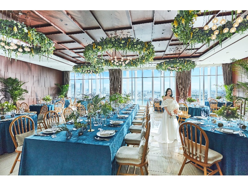 大型スライドドアのサプライズ演出が叶う17階シャンドゥフルール