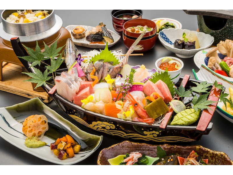 舟盛会席（一例）