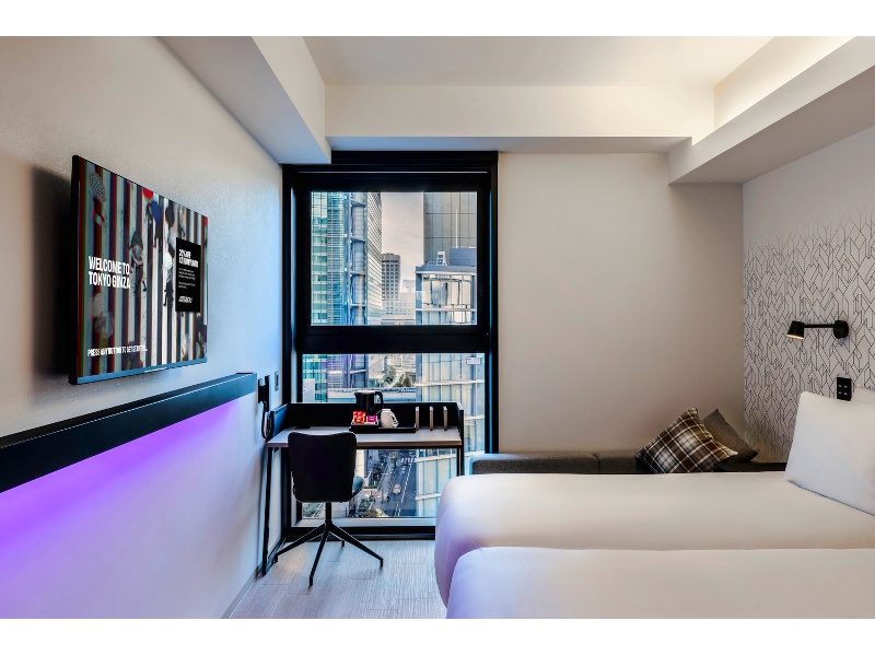 客室一例（ファーストクラスツイン）