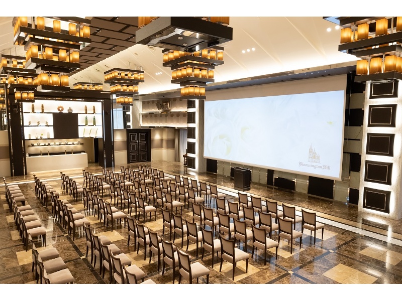 ゲストハウス　ブリューヌ
■シアター最大着席人数　160名
■付帯設備 レセプションスペース／スクリーン／喫煙ルーム