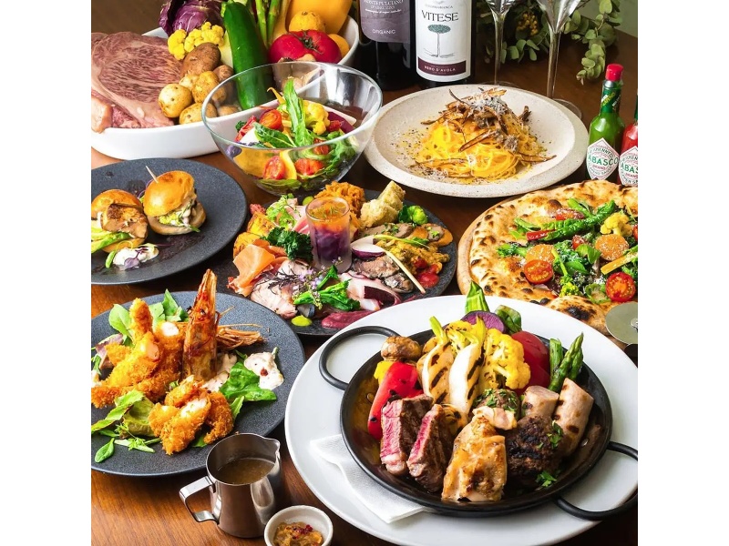 【ビュッフェ】豪華全10品＋飲み放題付き