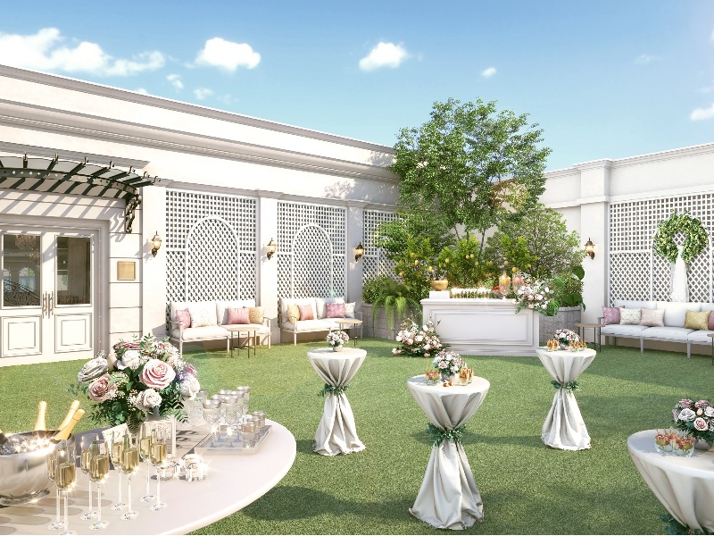 会場：オランジュリーガーデン