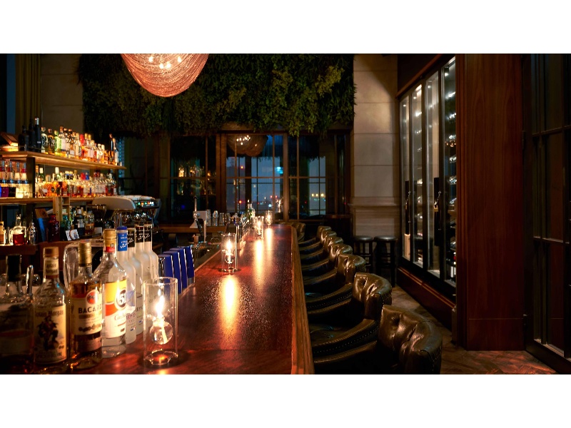 宴会後17階BARでの2次会も人気。