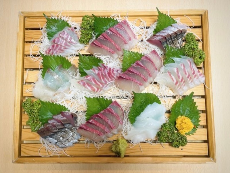 地魚盛り合わせ一例