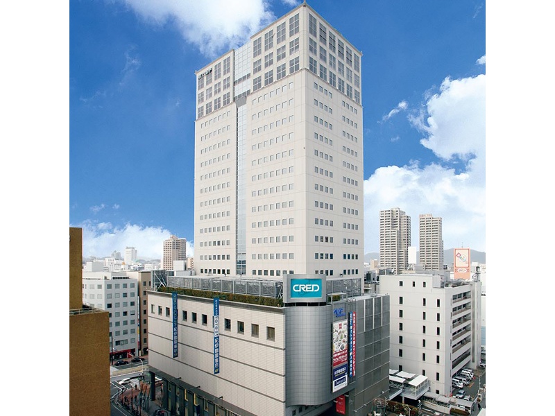 岡山市のランドマークである「NTTクレド岡山ビル」
最上階 21F・20F 会場施設