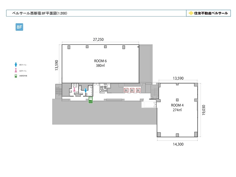 フロア図 (8F)