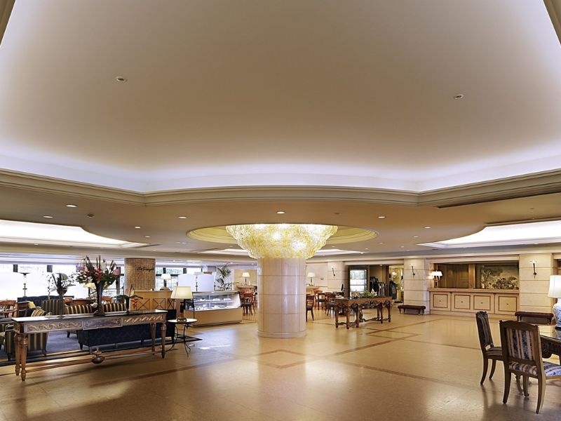 開放感のあるロビー