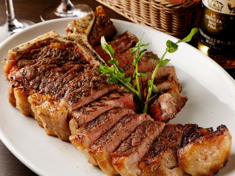 【6～100名様】【ステーキ付きB ONEデラックスプラン】料理（8品）＆飲み放題（50種以上）飲み放題3時間付き（ドリンクLO終了30分前）《税別7,500円》※31名様～貸切可♪