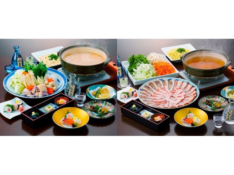 冬季期間限定の鍋コースもご用意しております。